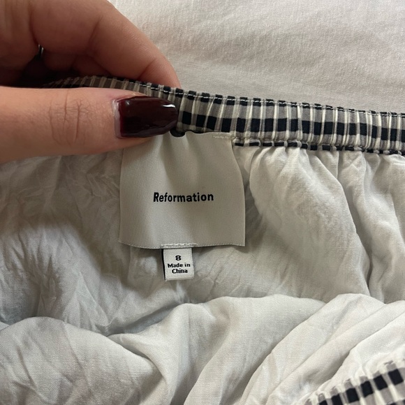 Reformation Valetta Two Piece Set- Remy Check - Picture 10 of 10